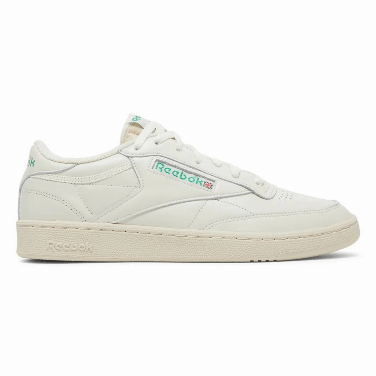 Reebok Men's Club C 85 Vintage Chalk/Paperwhite/Glen Green Ergonomic form