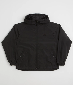 Snow Peak Light Mountain Cloth Zip Up Parka - Black Rugged Durability