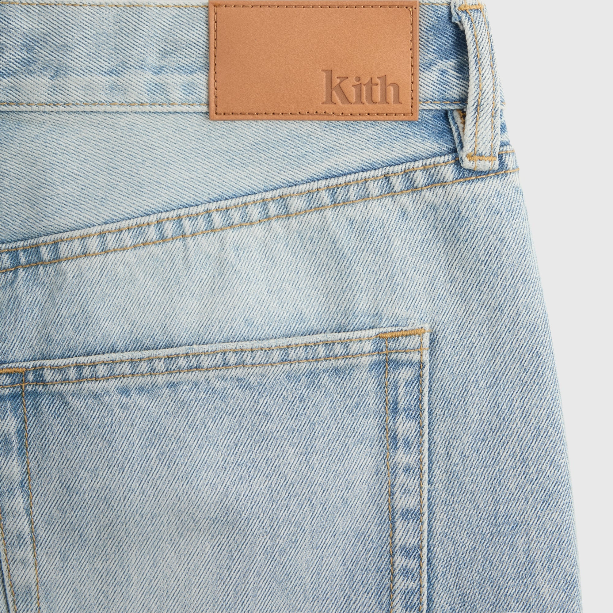 Minimal Cut Comfortable Waistband Kith The Webster Chill - Light Indigo