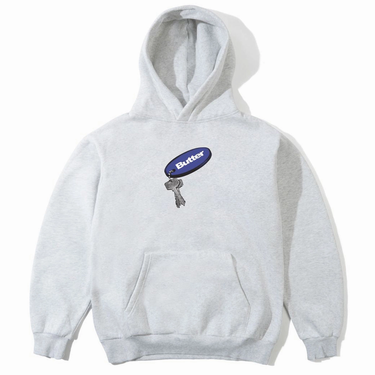 Casual Style Butter Goods - Key Chain Hoodie Ash
