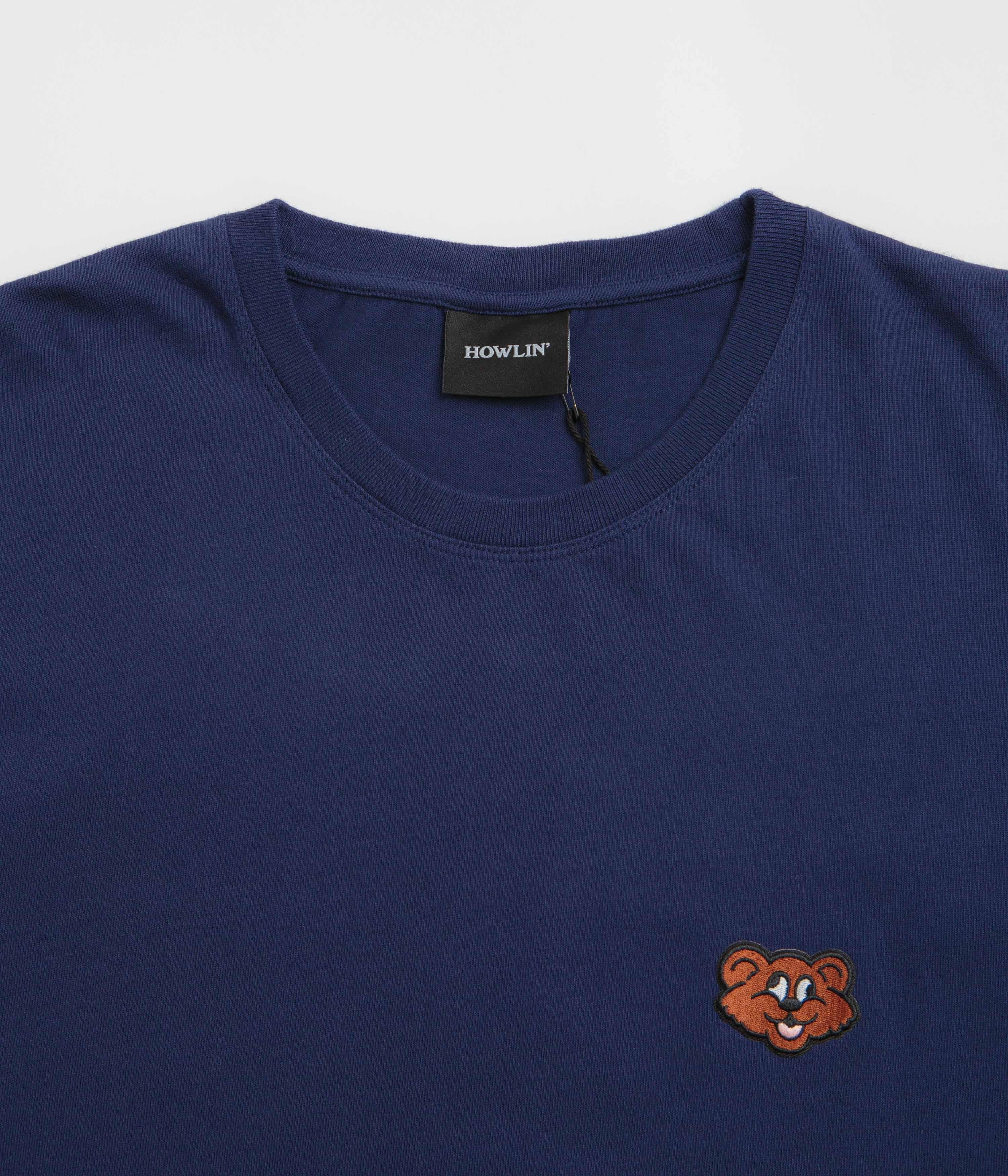 pajama pants silhouette Howlin' Shaggy Bear T-Shirt - Blue Moon