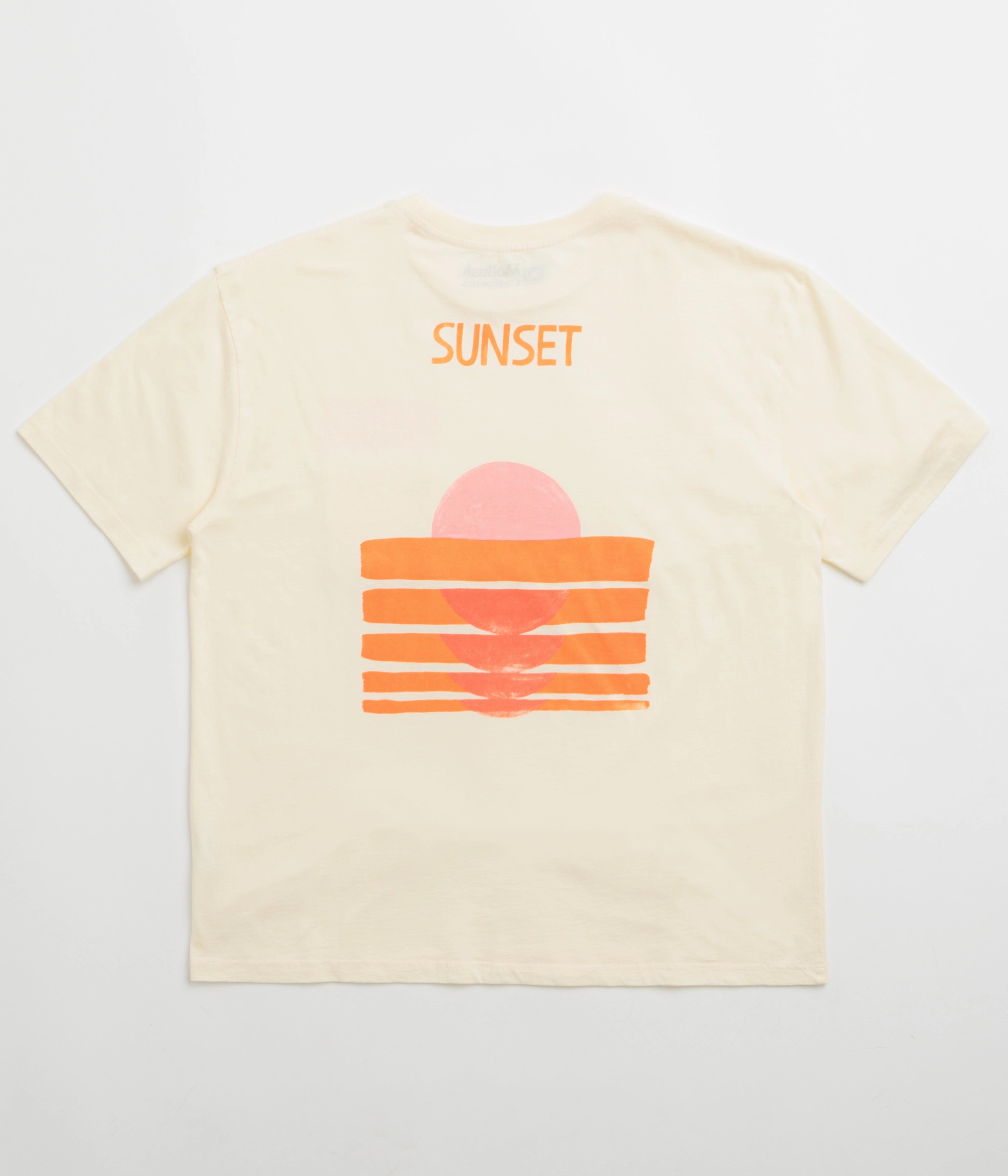 Vintage Look Mollusk Sinking Sunset T-Shirt - Natural