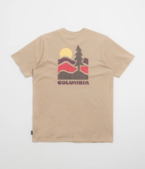nursing clothes Columbia Explorers Canyon Back T-Shirt - Canoe / Get Hiked