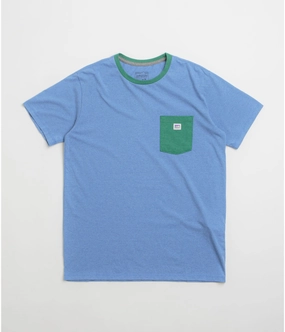 Patagonia Shop Sticker Pocket Responsibili-Tee T-Shirt - Abundant Blue clip