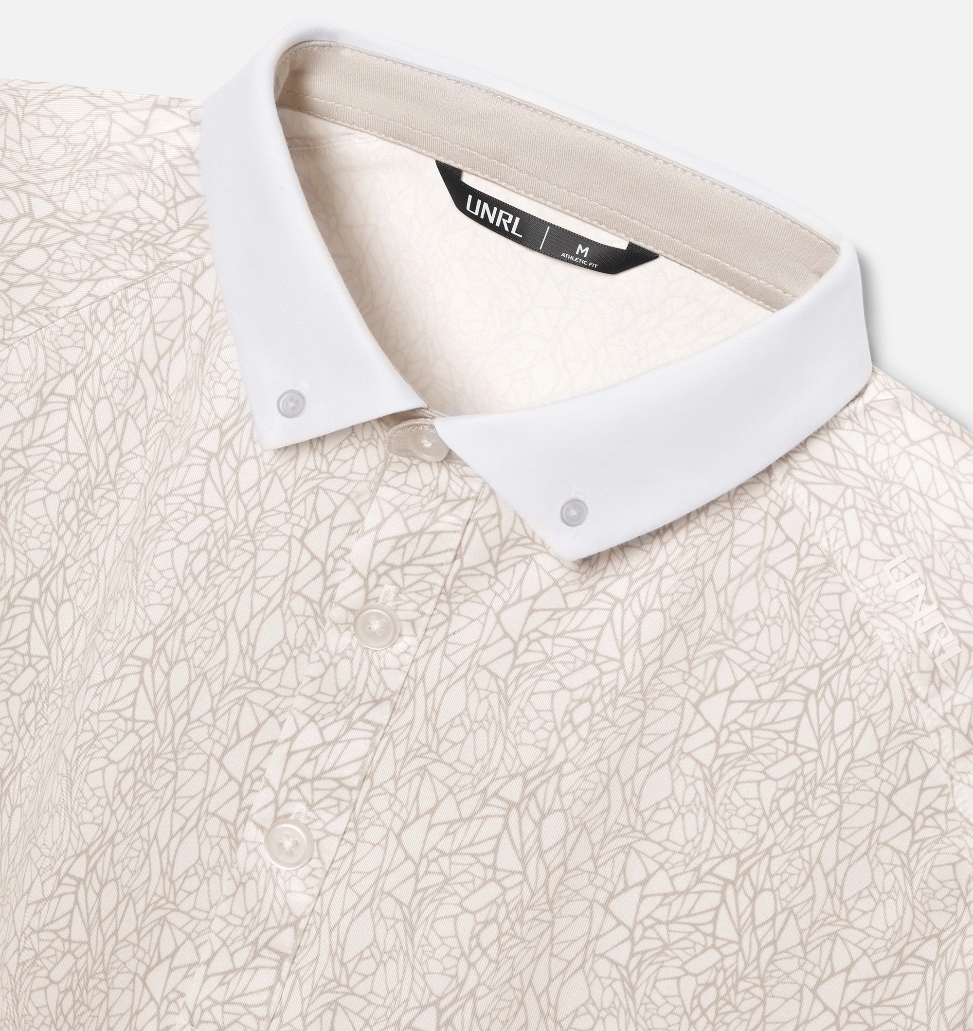 Abstract Polo Vintage Pullover Durable Reinforced Elbows