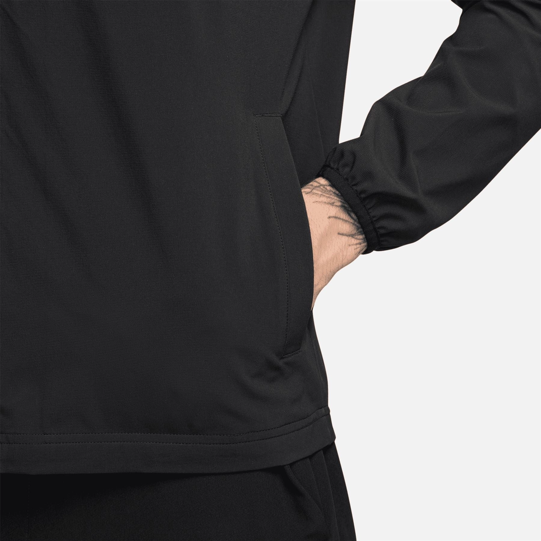 Repel Tour Full Zip Jacket Black/White Easy Zip Suitable for team sports