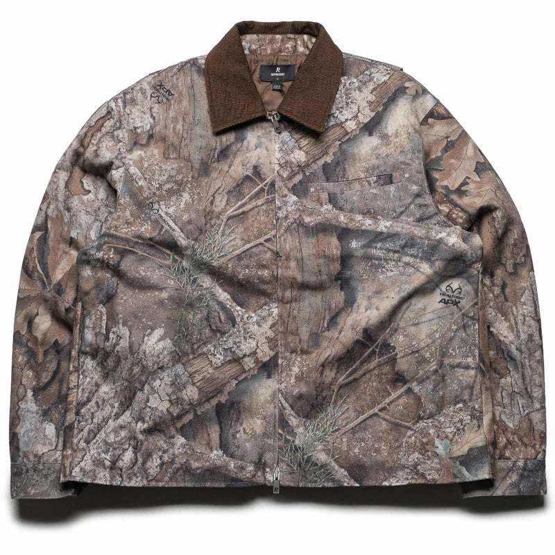 Represent Realtree Camo Trucker Jacket - Camo snag resistant Outdoor Core
