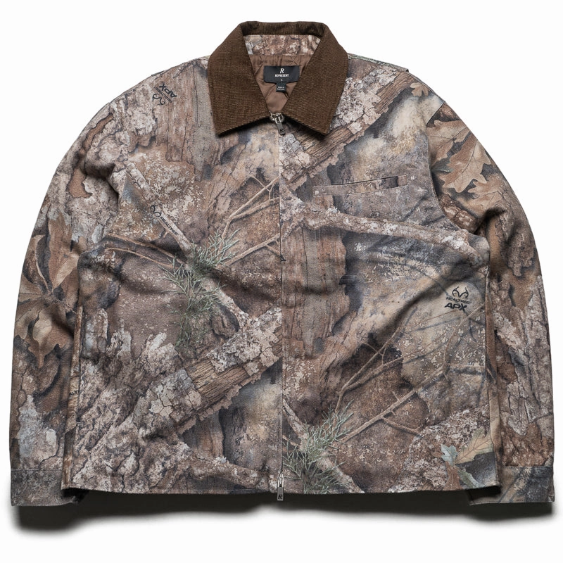 Represent Realtree Camo Trucker Jacket - Camo City Explorer Hint