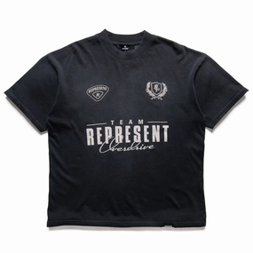 Represent World Championship Tee - Stained Black Yoga Outfit exclusivity