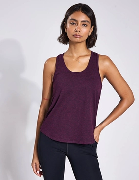 ReSet Relaxed Tank - Plum Heather urban area