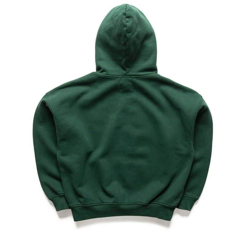 Rhude Thousand Palms Hoodie - Vintage Forest Green/White Hidden pockets Freedom of movement