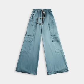 Minimal Waistband Rick Owens Cargobelas Charmeuse Cargo Pant - Mouthwash