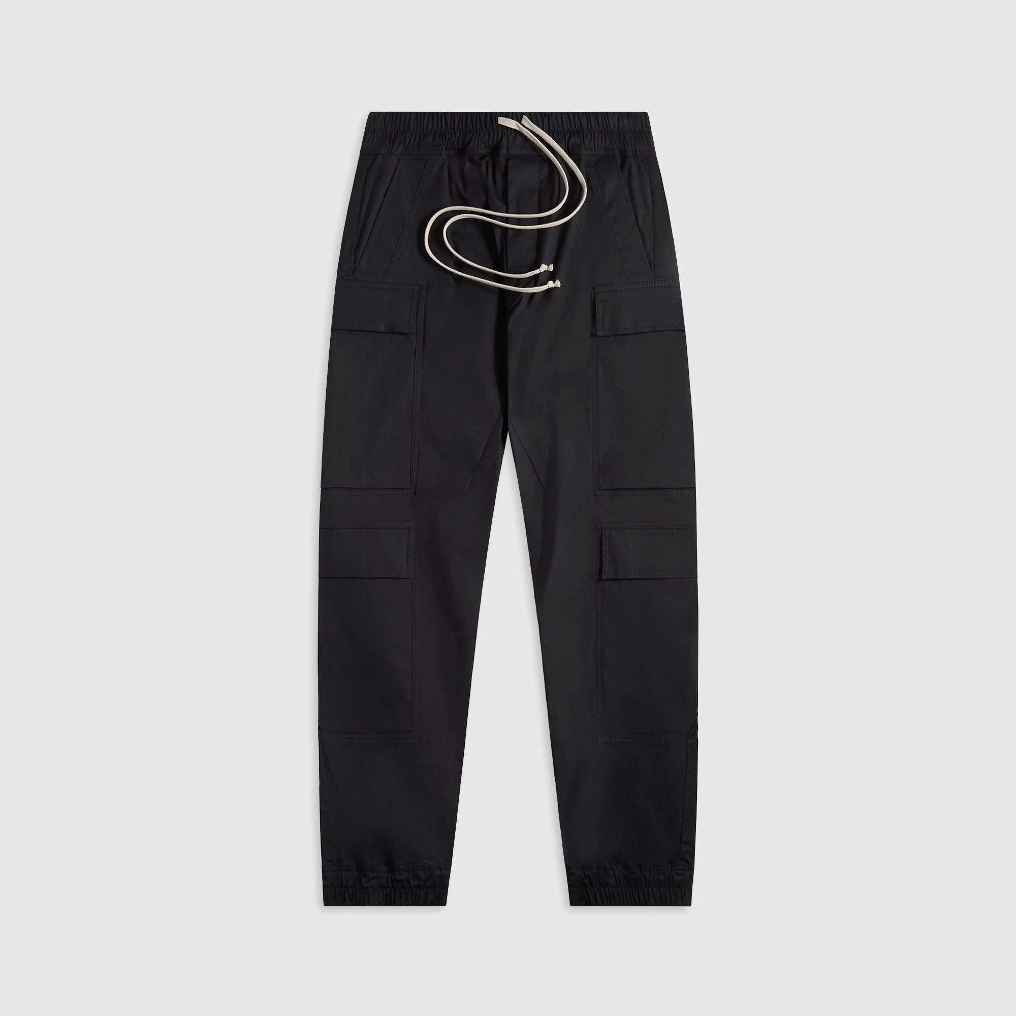 Rick Owens Mastodon Megacargo - Black AdjustableDrawstring