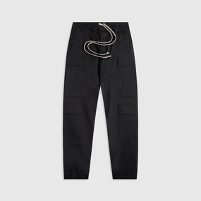 Rick Owens Mastodon Megacargo - Black AdjustableDrawstring