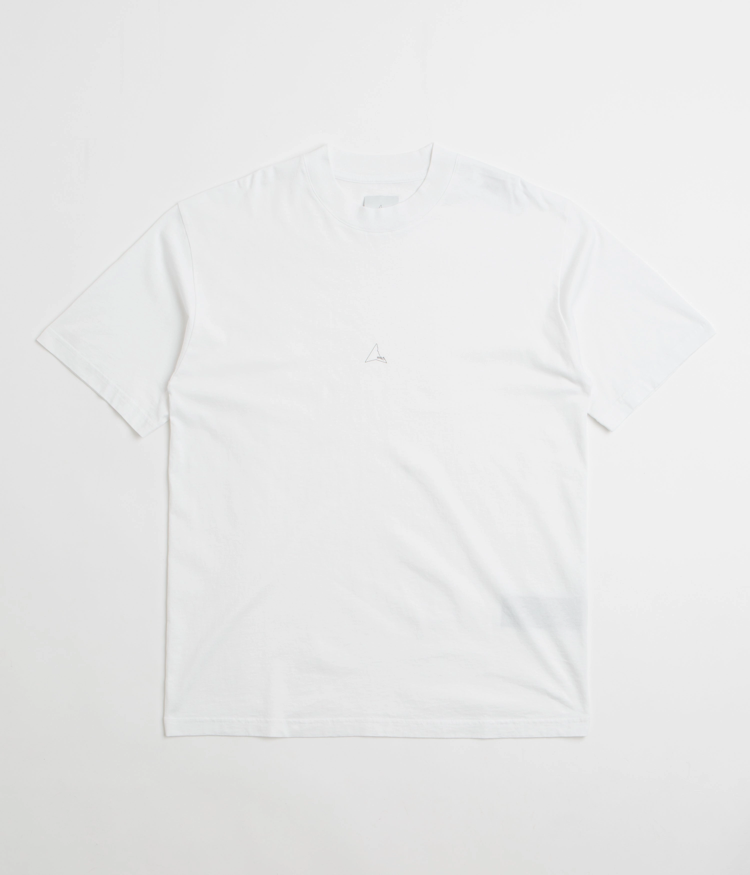 ROA Logo T-Shirt - White lace hem