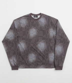 Dime Abstract Long Sleeve T-Shirt - Static Black park