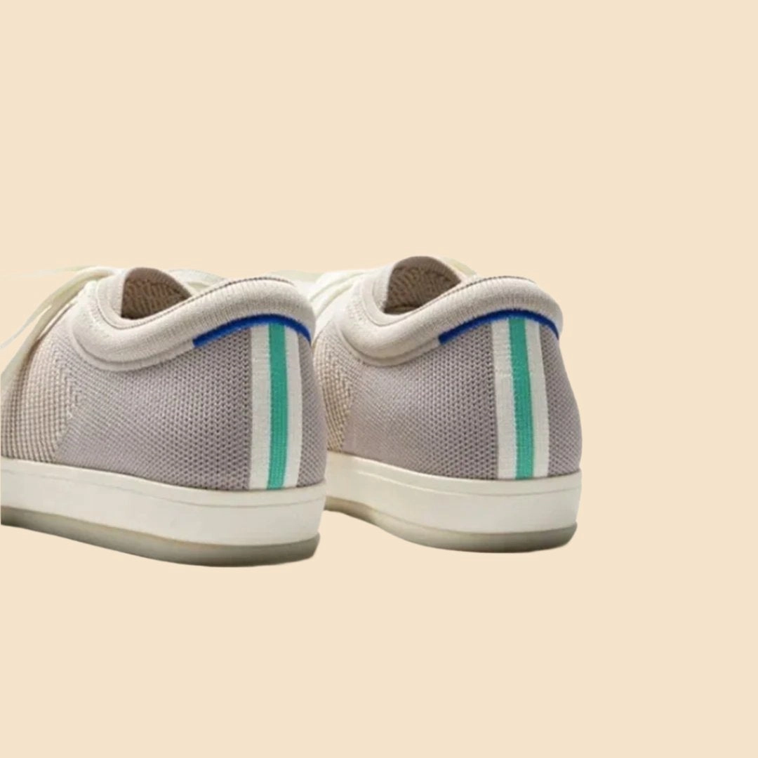 Travel Essential Rothy  - Lace Up Sneakers - Gray