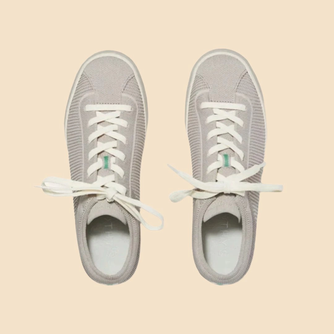 Pattern Play Rothy  - Lace Up Sneakers - Gray