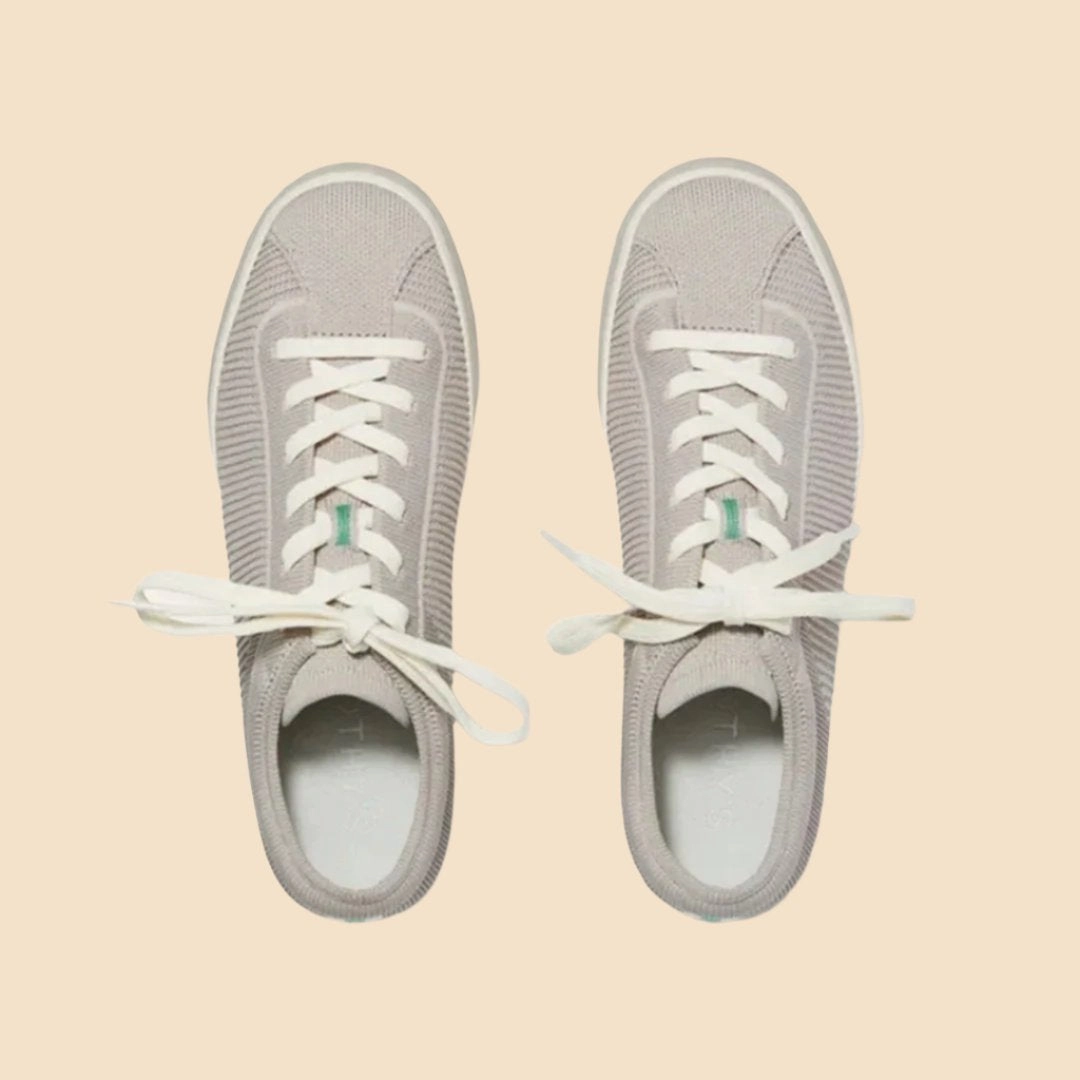 Rothy  - Lace Up Sneakers - Gray Everyday Edge