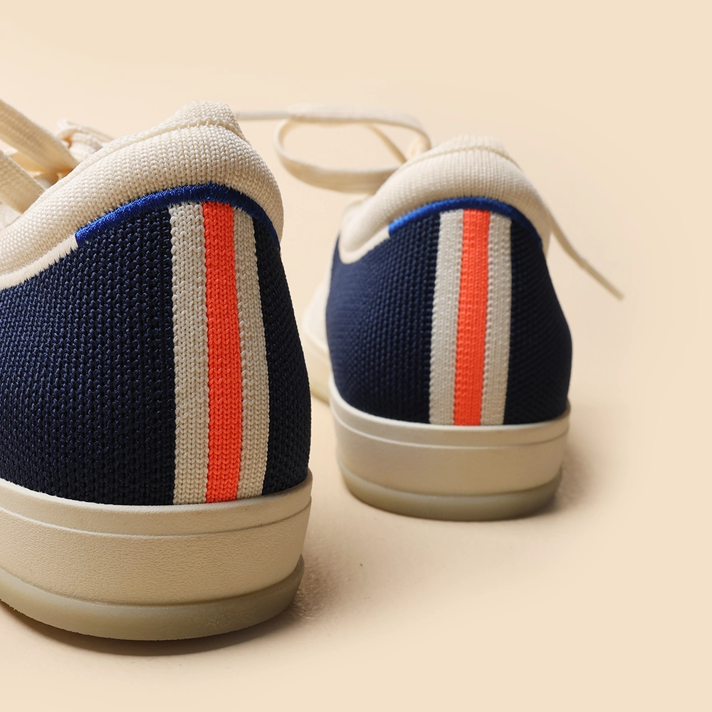 Rothy - Lace Up Sneakers - Navy Comfy Layers Daily Match