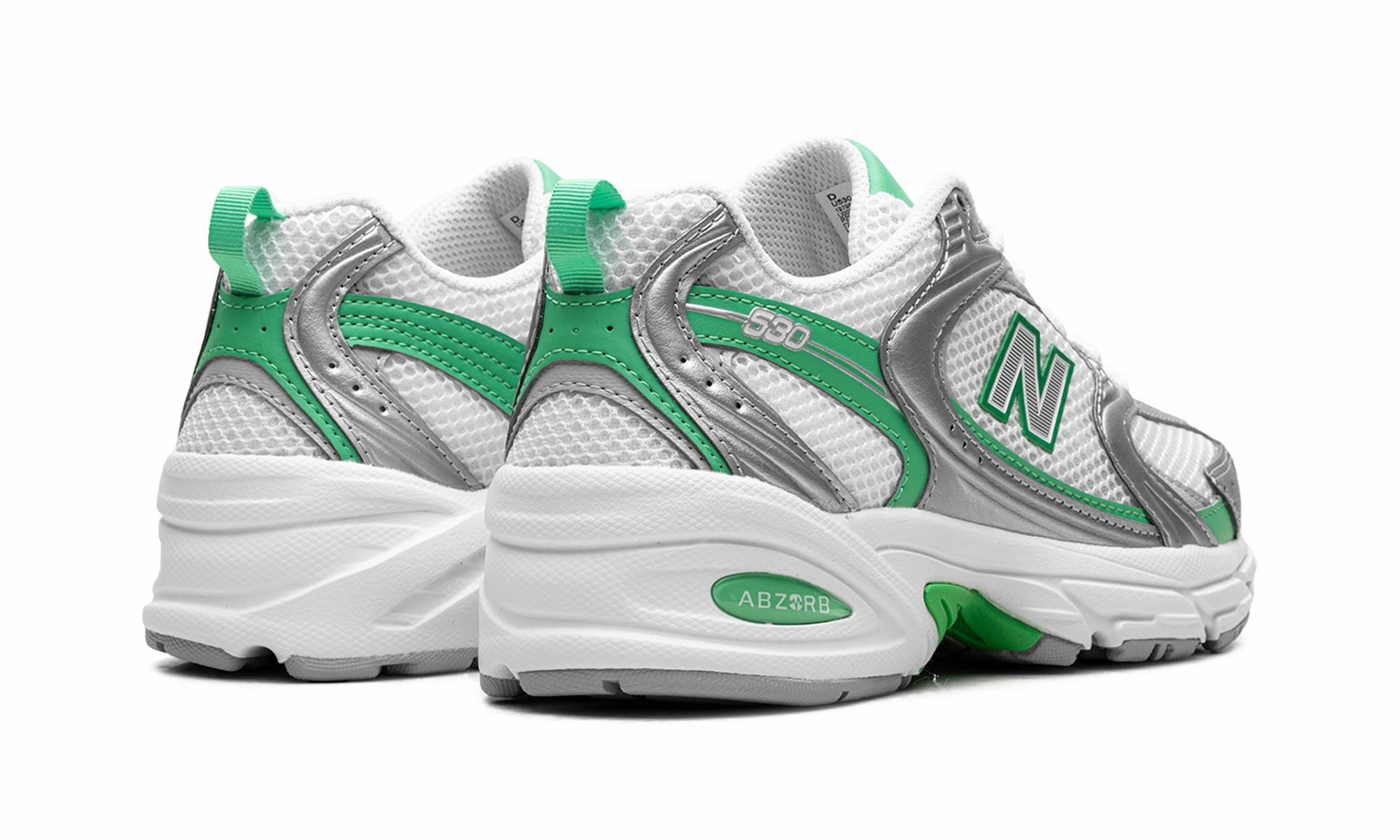 Extended Heel Counter 530 "Silver Green"