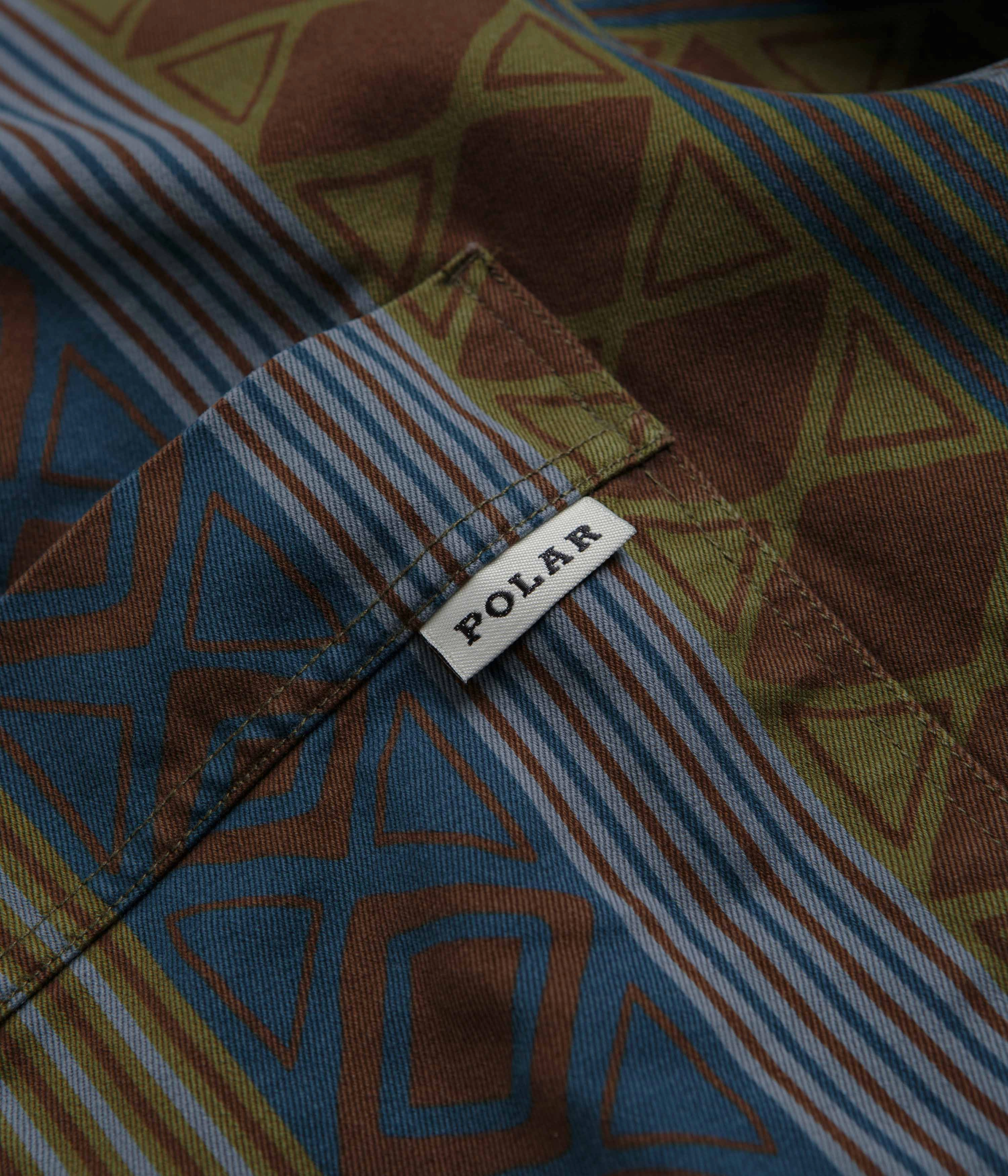 Polar Big Boy Overshirt - Blue Green Mix Low Maintenance