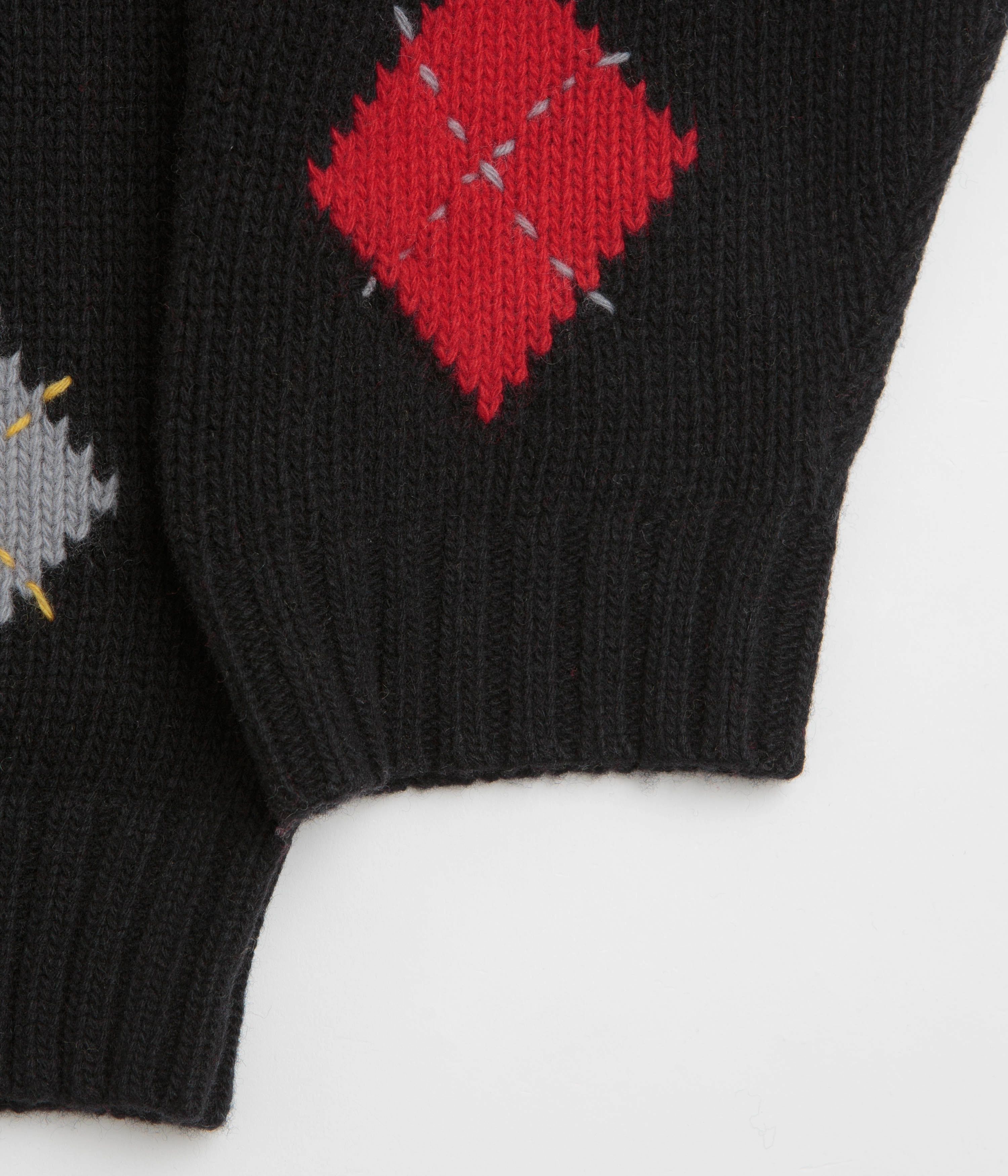 YMC Flint Knit Crewneck Sweatshirt - Black Daily Staple Warm Fashion