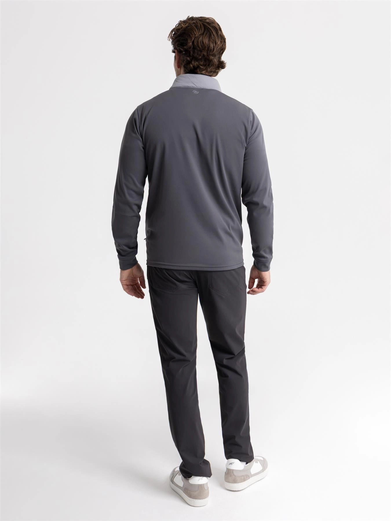 Weld Hybrid Half Zip Jacket Iridium/Oslo Grey Run Friendly