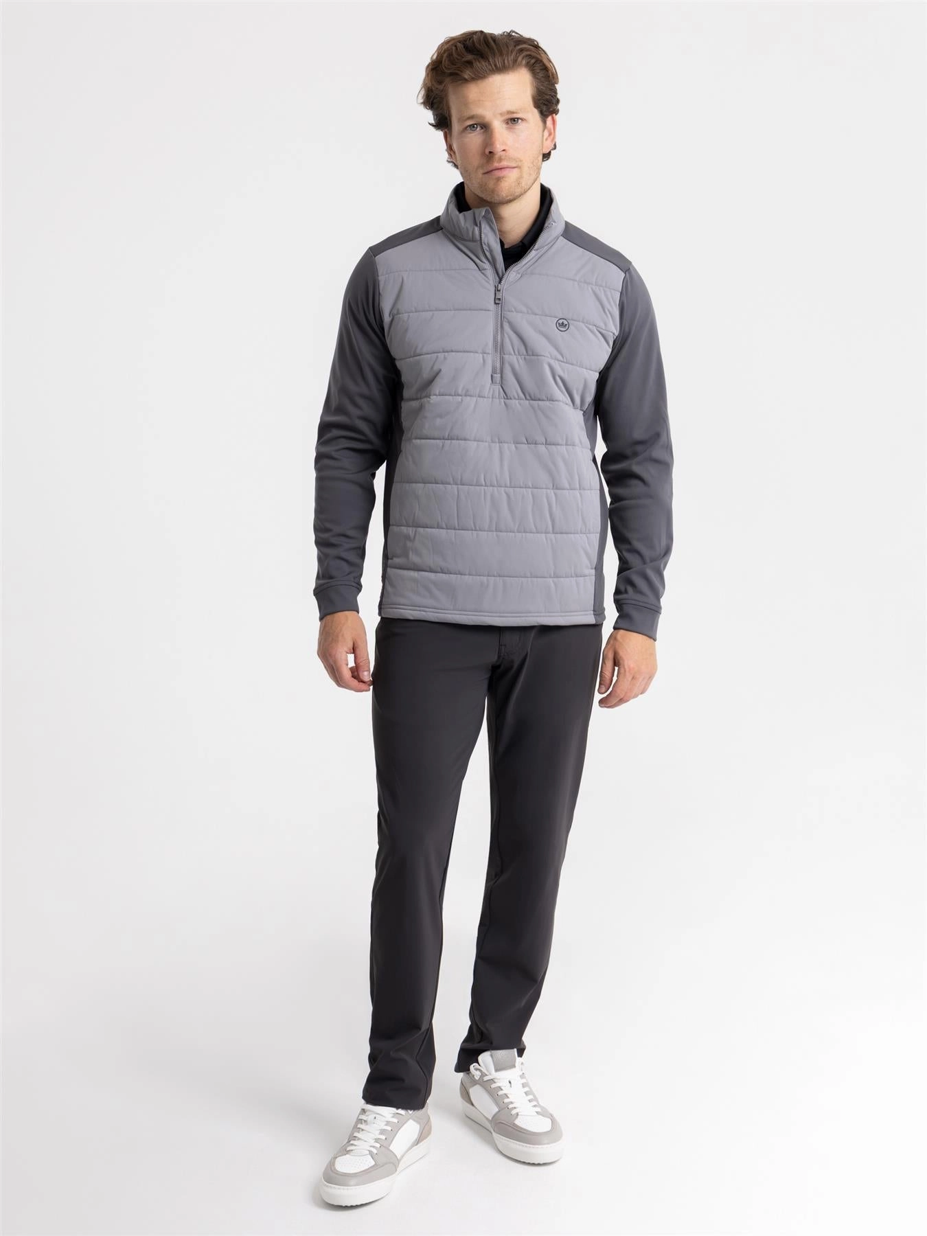 Weld Hybrid Half Zip Jacket Iridium/Oslo Grey DualVentilation Zippers