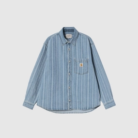 Comfy Fit Casual Option RYLAN STRIPE SHIRT JACKET