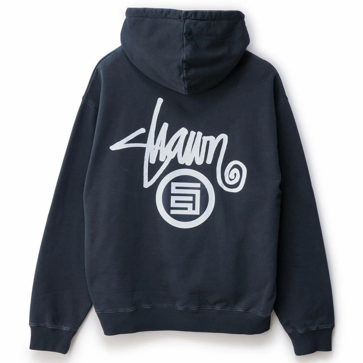 Suburban style S/Double - Shawn Dot Zip Hoodie Navy