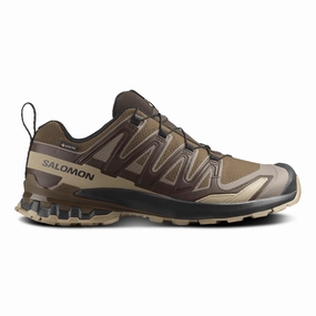 Salomon Men's XA Pro 3D V9 Gore-Tex Dark Earth/Desert Tan/Black Anti Fatigue Tech High Cushion