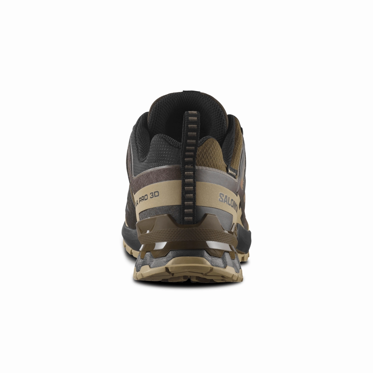 Streamlined ease Hyper Breathable Upper Salomon Men's XA Pro 3D V9 Gore-Tex Dark Earth/Desert Tan/Black