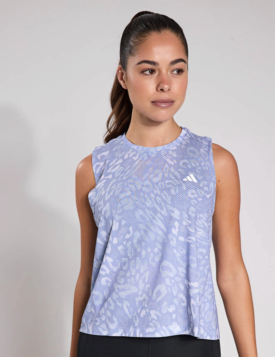 Own the Run CLIMACOOL 3-Stripes Tank Top - Dash Grey/Violet Tone Durable Stitching purchase