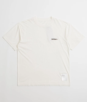 polo shirt Satisfy MothTech T-Shirt - Off White / Black