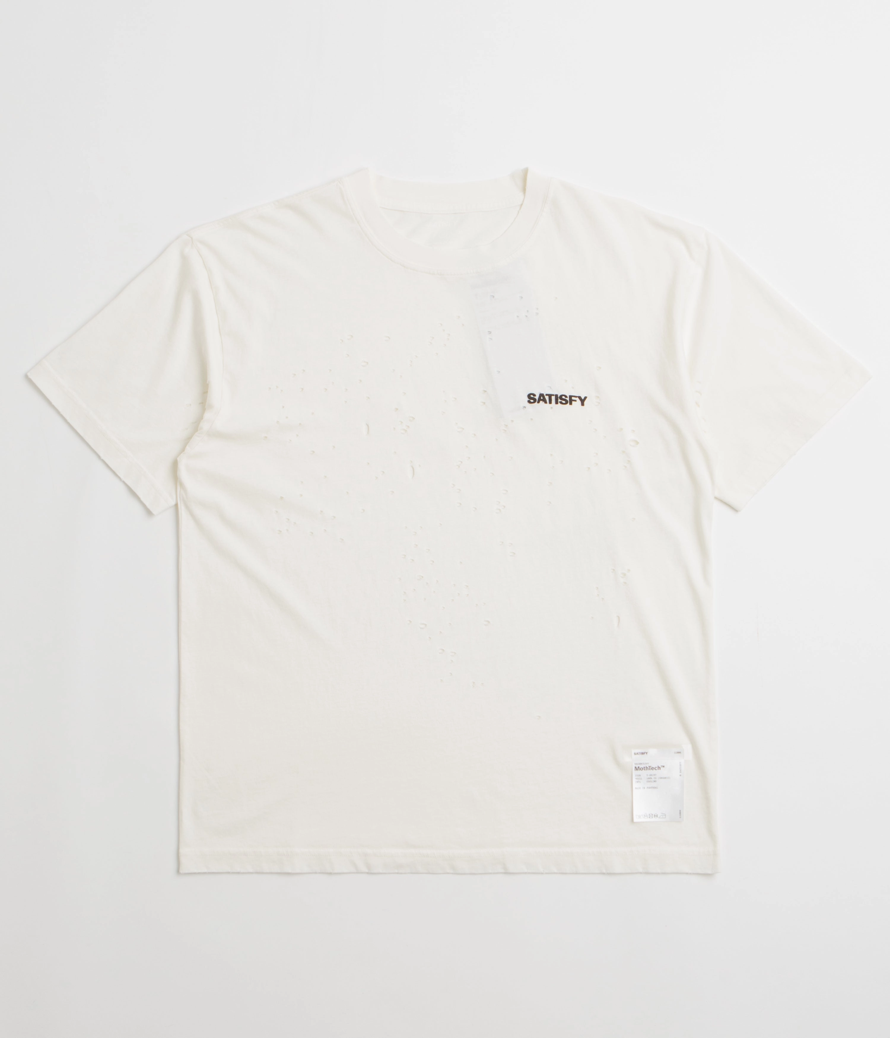 polo shirt Satisfy MothTech T-Shirt - Off White / Black