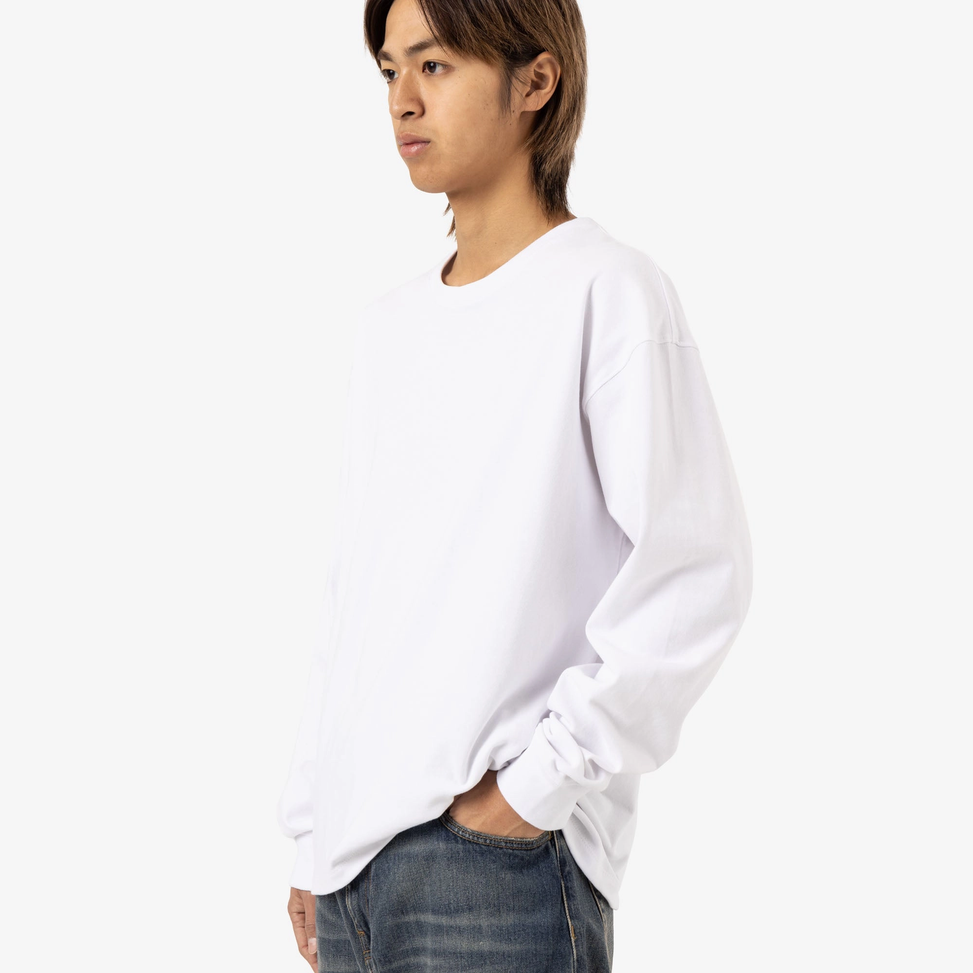 Saturdays NYC Max Weight Longsleeve T-Shirt / White hockey event Office