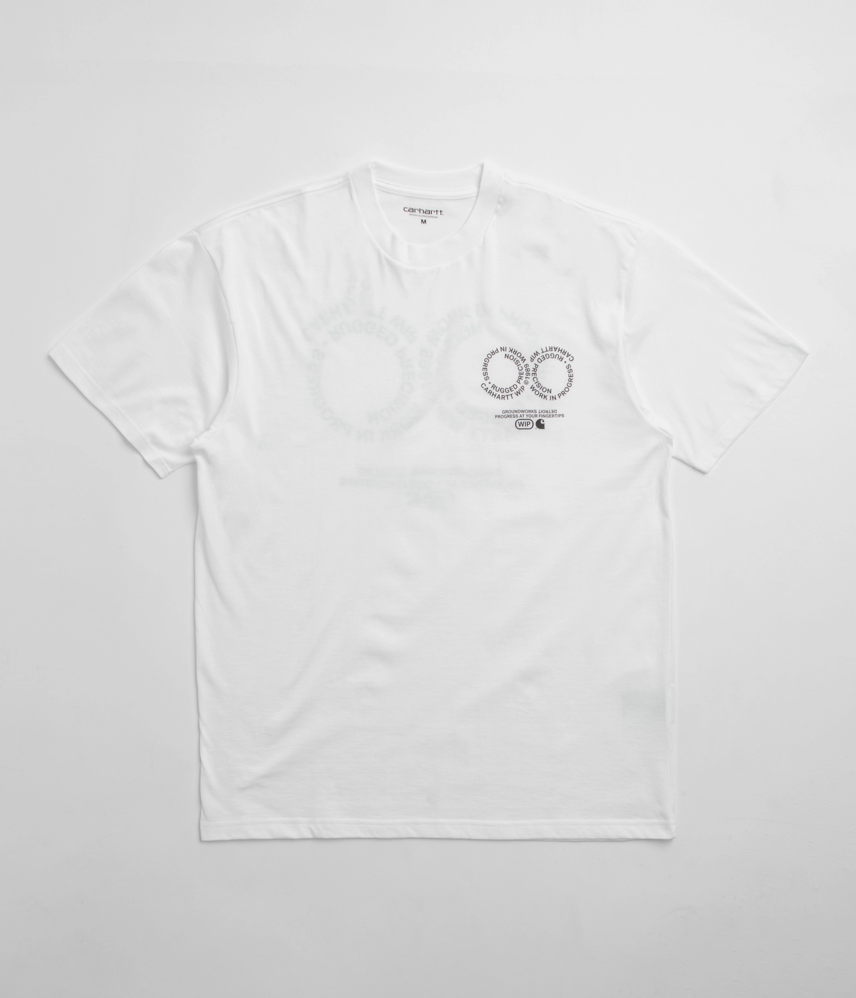 Carhartt Rotation T-Shirt - White / Black ethnic prints rugby event