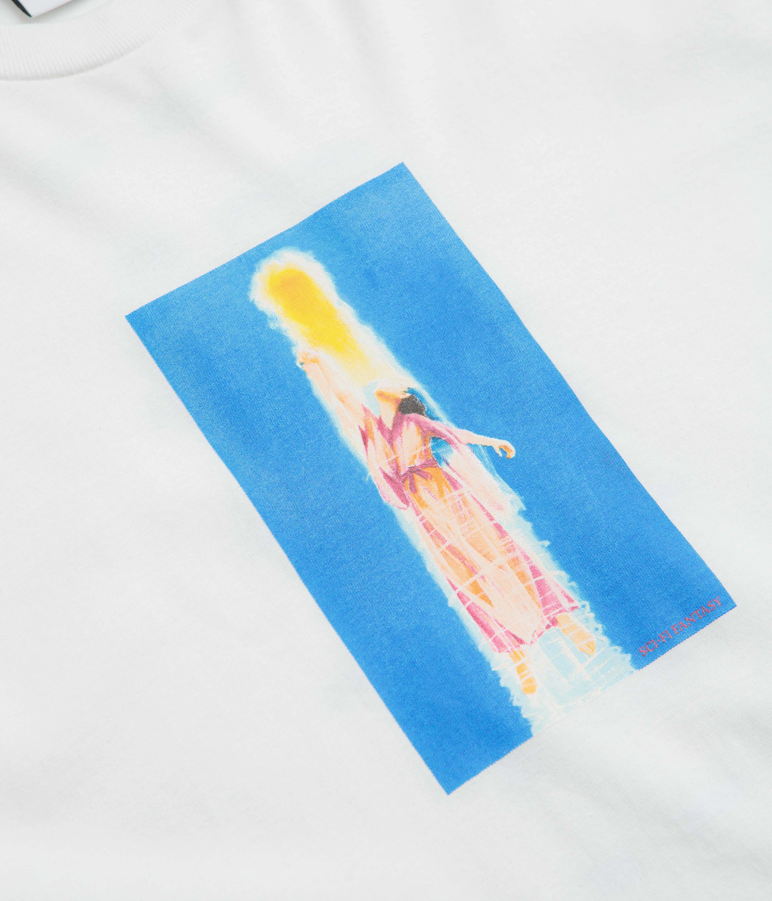 Sci-Fi Fantasy Ascension T-Shirt - White boots Easy to Wear