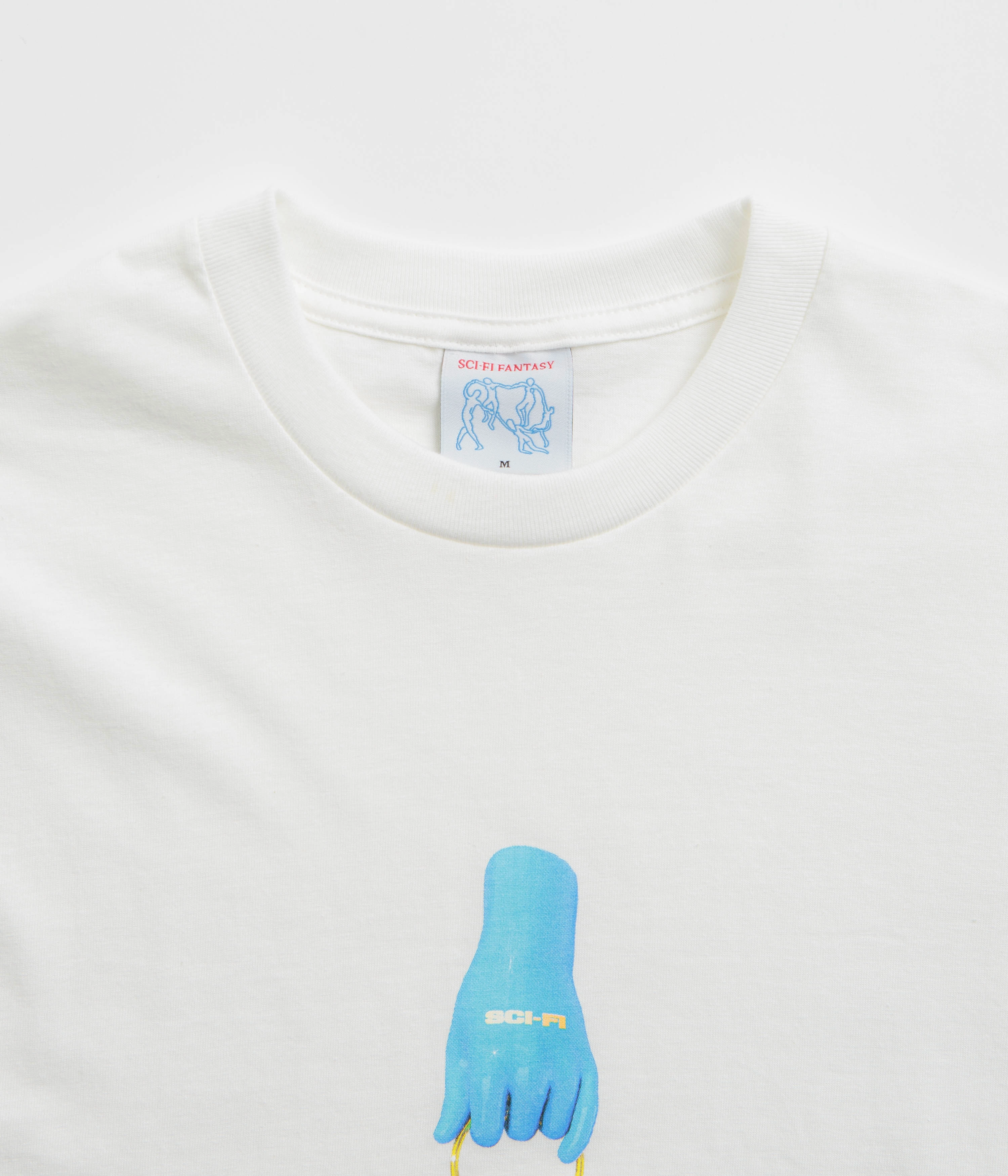 Sci-Fi Fantasy Keys T-Shirt - White pajama pants silhouette