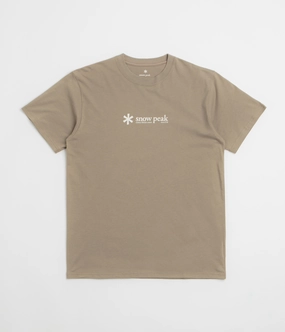 Snow Peak Soft Cotton Logo T-Shirt - Pro cricket event