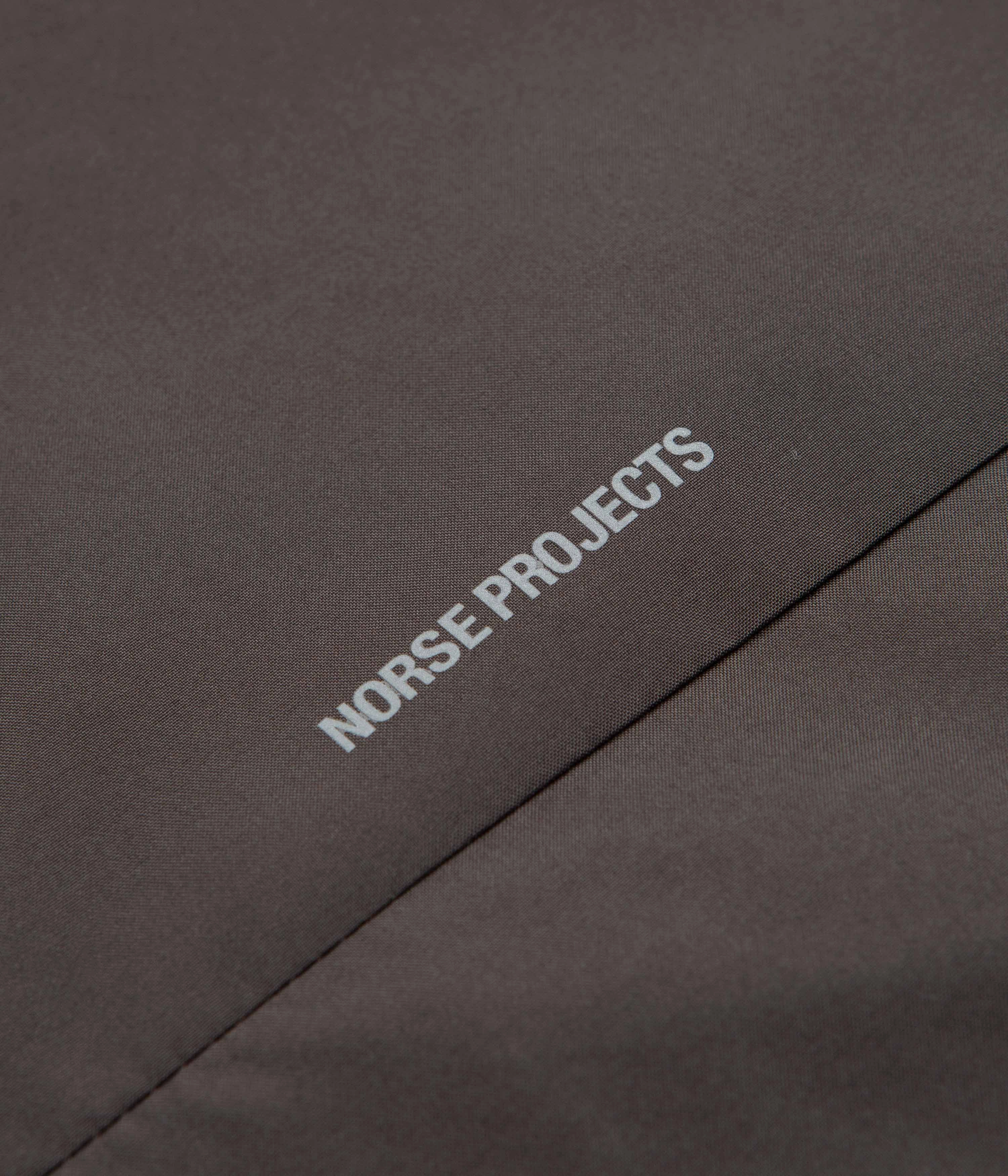 Norse Projects Ryan Gore-Tex Infinium Jacket - Heathland Brown layering option