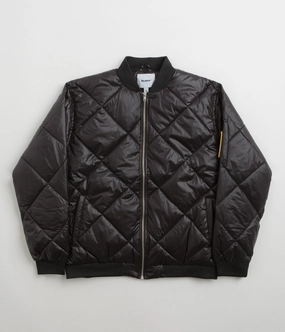 Butter Goods Temperature Bomber Jacket - Black Cozy Lining
