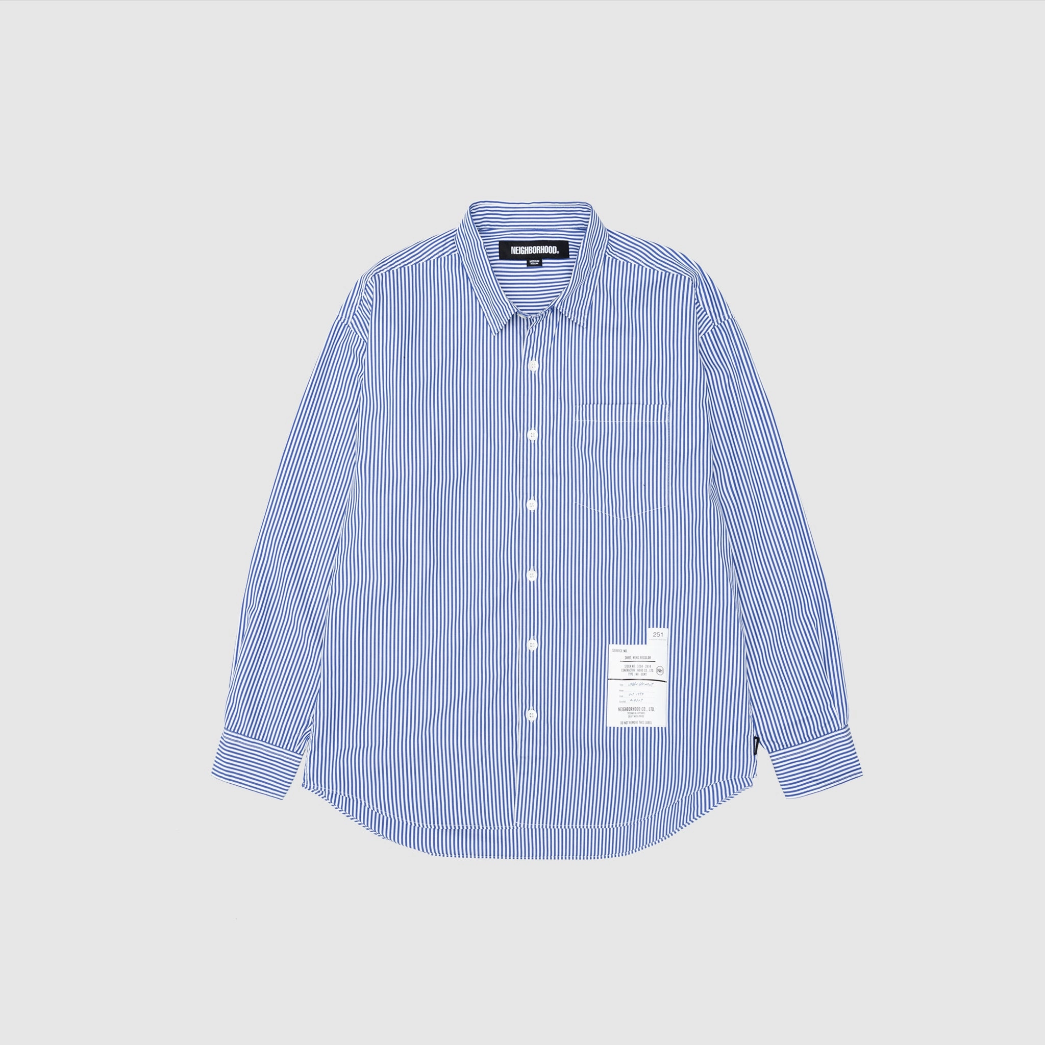 STRIPE SHIRT LS Multipurpose Layering Fabric Date night