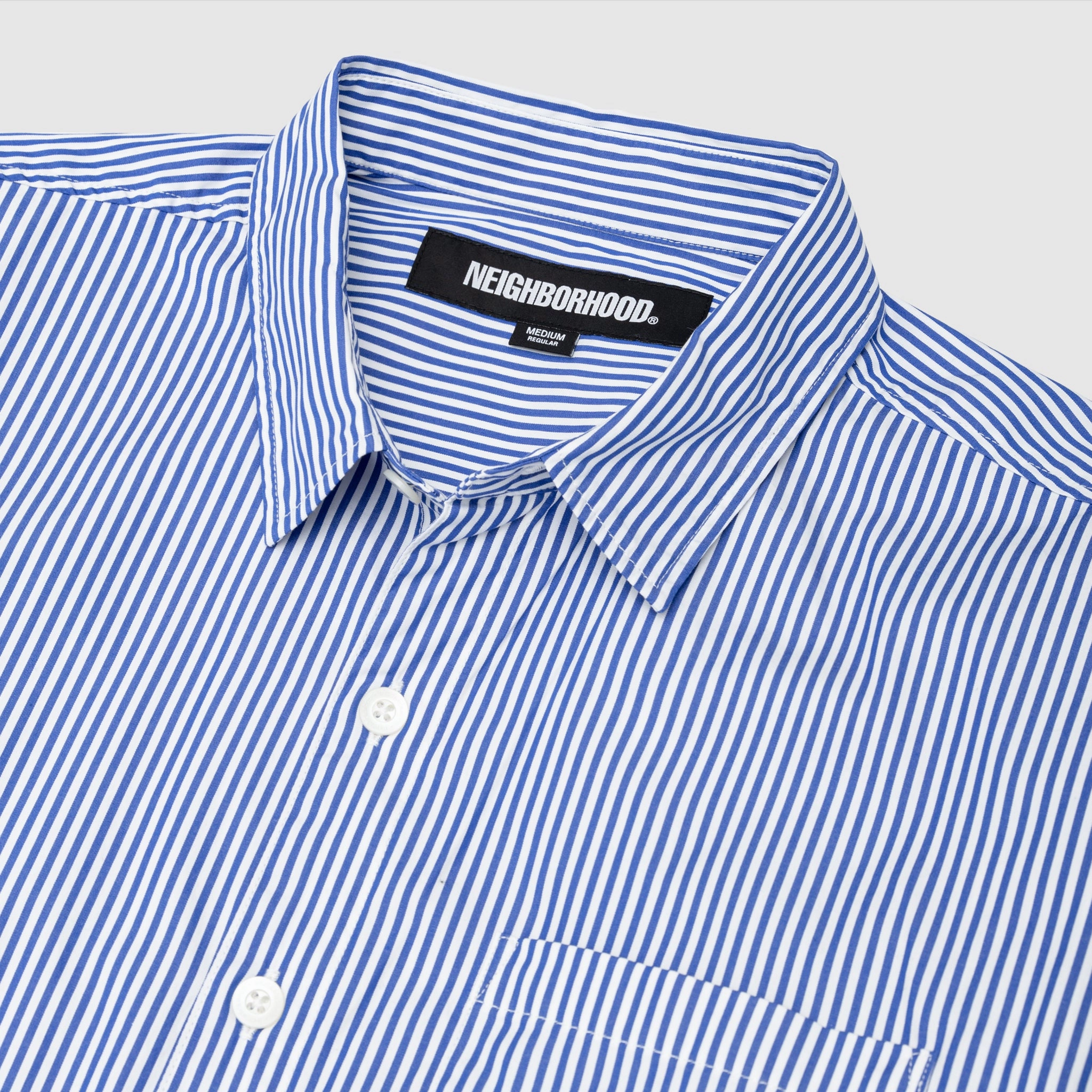 STRIPE SHIRT LS Hooded Option