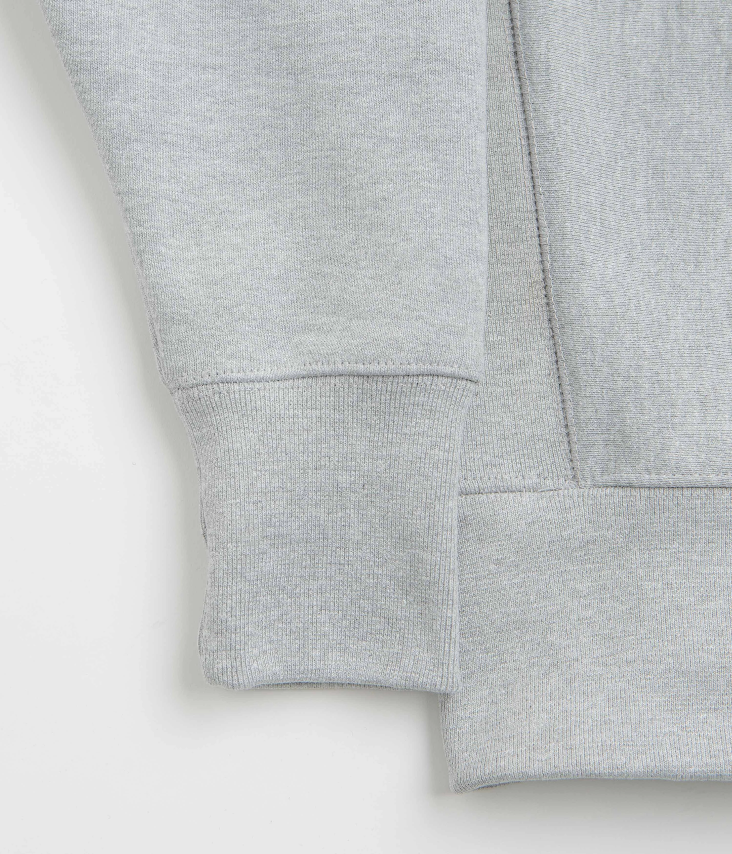 Service Works Frequent Flyer Crewneck Sweatshirt - Heather Grey weekday wear