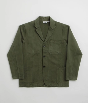 Service Works Moleskin Server Suit Jacket - Moss investment piece