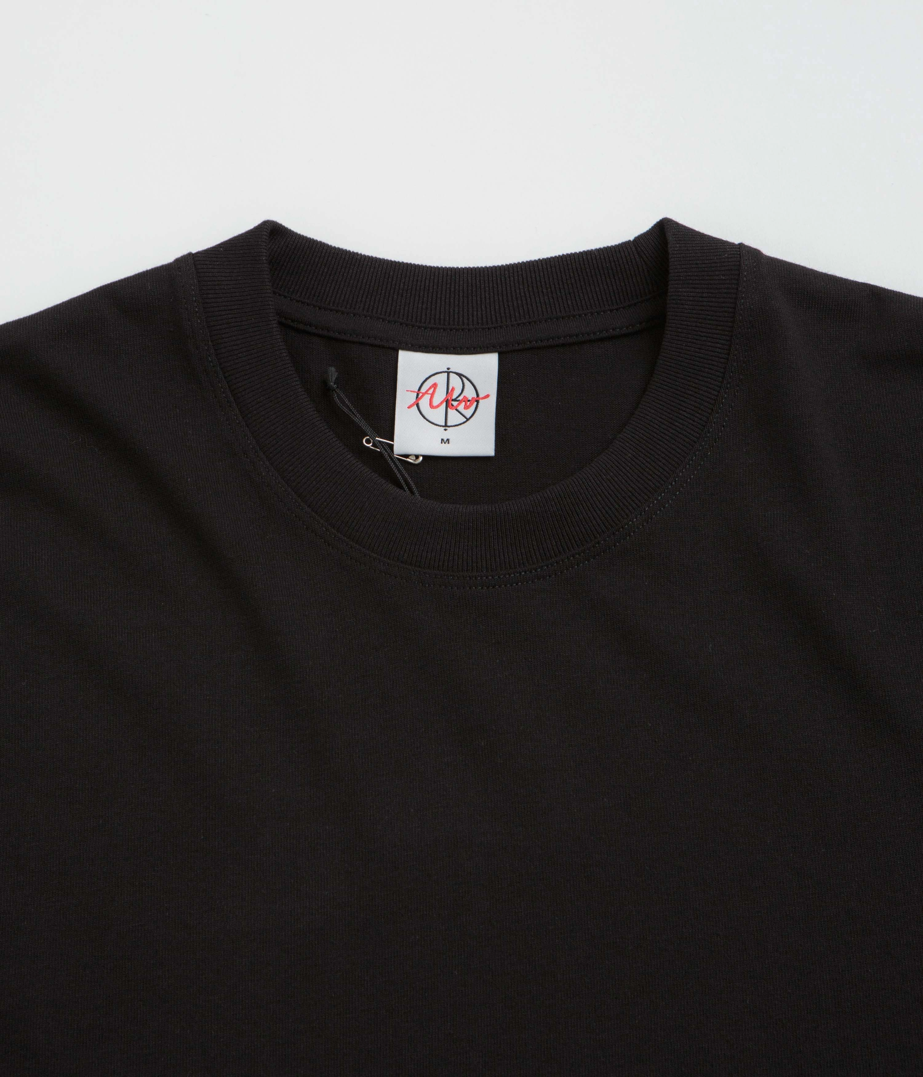 Activewear Polar Sad at Times Long Sleeve T-Shirt - Black