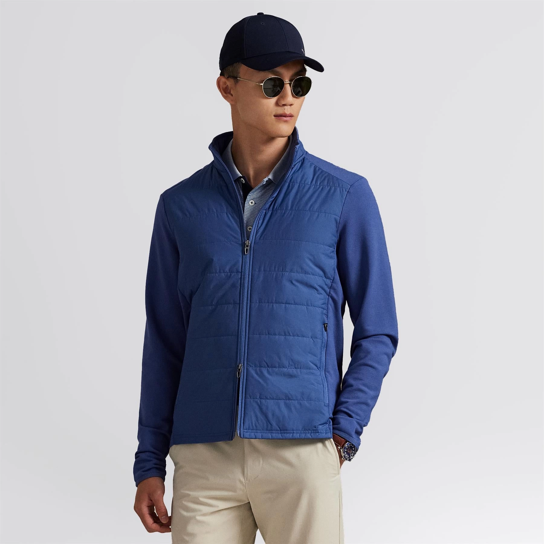 Light Fit Plus Size RLX Performance Wool Hybrid Jacket Old Royal