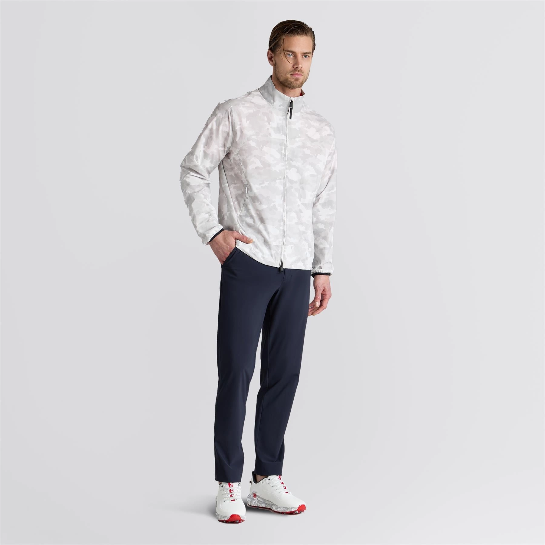 Shell Jacket Snow Camo Indoor